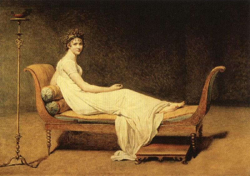 Jacques-Louis David Portrait of Madame Recamier Germany oil painting art